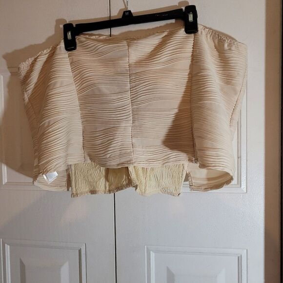 PRETTY little things Plus Size 22 Stone Textured push up Corset Top Nwt Unworn - Picture 7 of 8